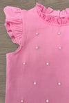 Pink Pearl Floral Skirt Set | Sparkle in Pink