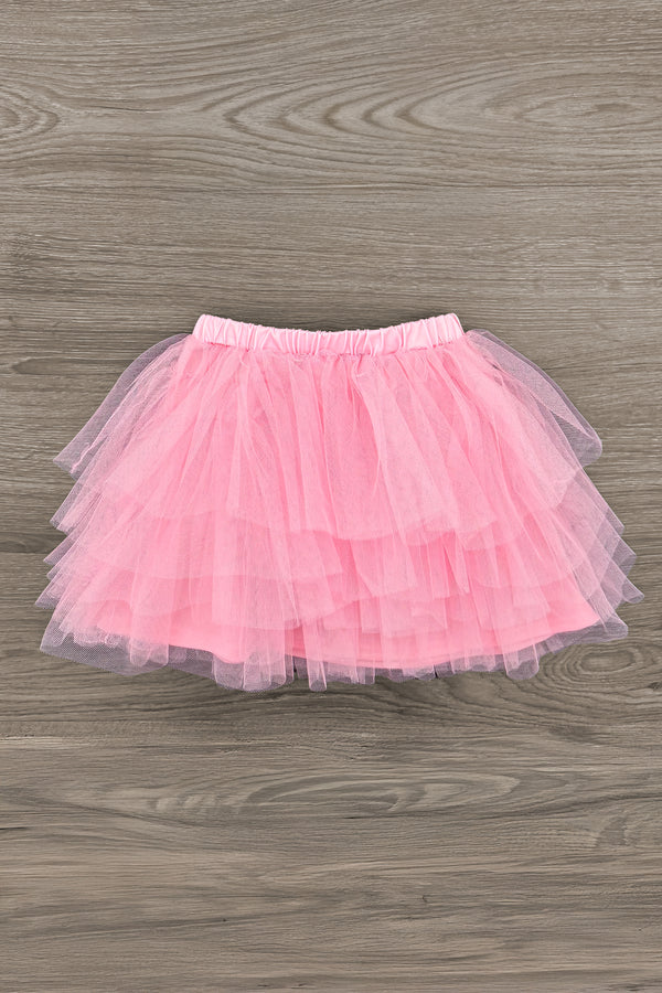 Green & Pink Tulip Tutu Skirt Set | Sparkle in Pink