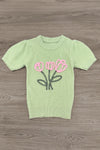 Green & Pink Tulip Tutu Skirt Set | Sparkle in Pink