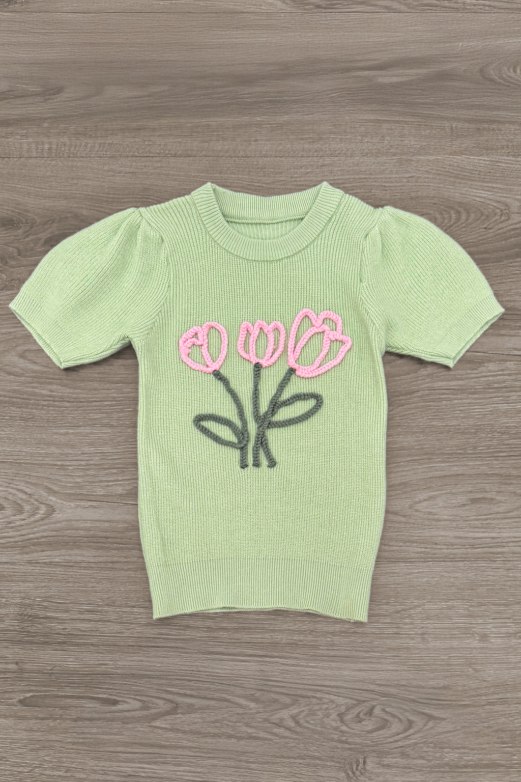 Green & Pink Tulip Tutu Skirt Set | Sparkle in Pink