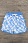 Checkered Palm Tree Swimsuit - Boy Or Girl! | Sparkle in Pink