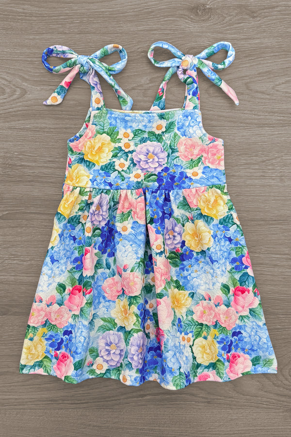 Mom & Me - Floral Watercolor Tank Dress | Sparkle in Pink