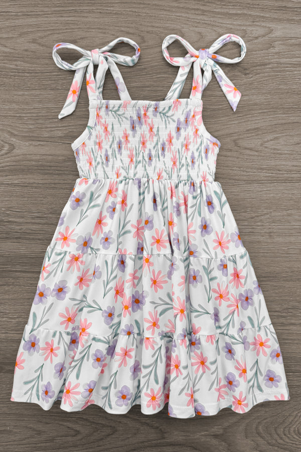 Mom & Me - Pink & Purple Floral Dress | Sparkle in Pink