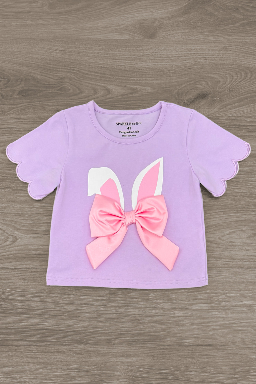 Lavender & Pink Bunny Skirt Set | Sparkle in Pink