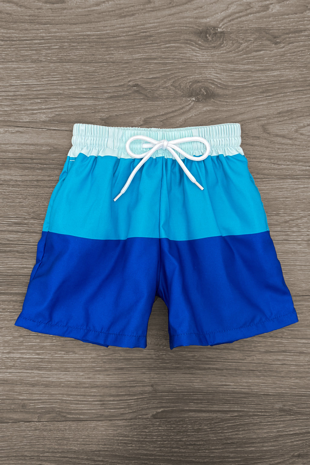 Blue Stripe Family Swimsuits | Sparkle in Pink