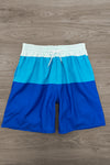 Blue Stripe Family Swimsuits | Sparkle in Pink