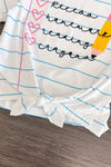 "Recess, Homework..." Legging Set | Sparkle in Pink