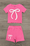 Pink Bow Short Set | Sparkle in Pink