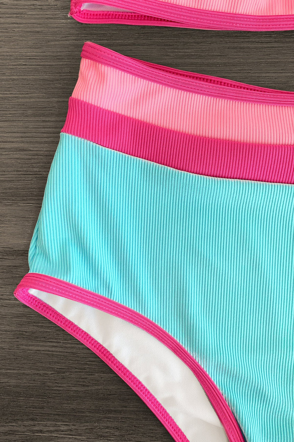 Mom & Me - Blue & Pink Stripe Bikini - Sparkle in Pink