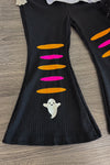"Sweet and Spooky" Ribbed Bell Bottom Set | Sparkle in Pink