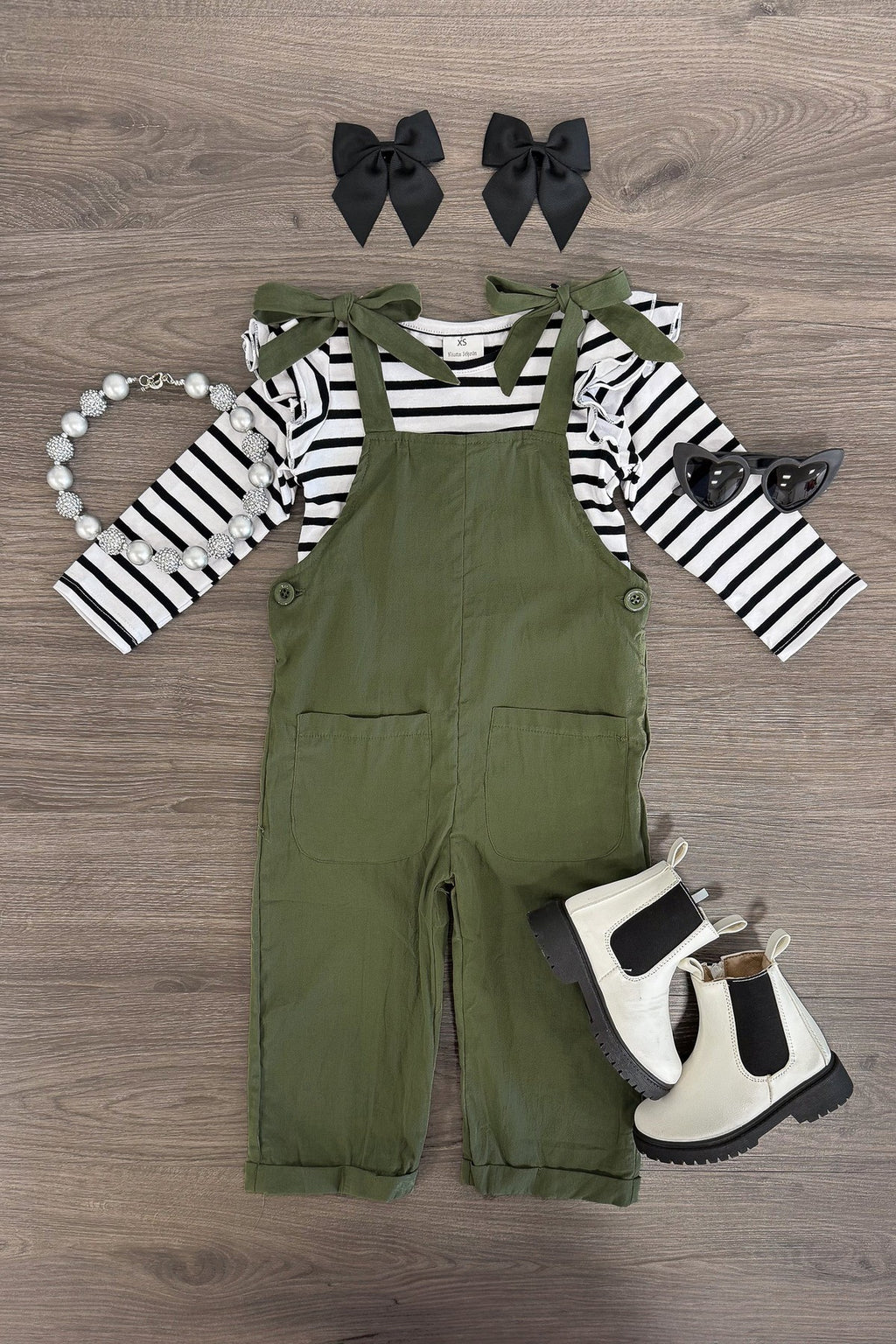 Stripe Jumpsuit Set | Sparkle in Pink