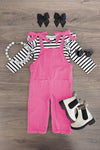 Stripe Jumpsuit Set | Sparkle in Pink