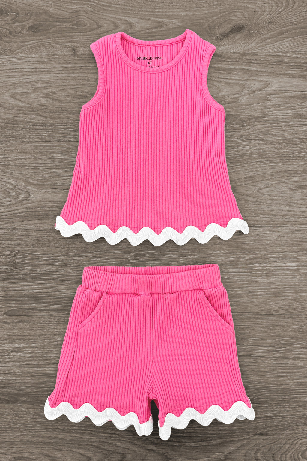 Pink Ribbon Short Set | Sparkle in Pink