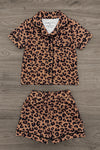Mom & Me - Cheetah Waffle Knit Pajamas | Sparkle in Pink