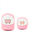 Mom & Me - Bow Trucker Hat | Sparkle in Pink