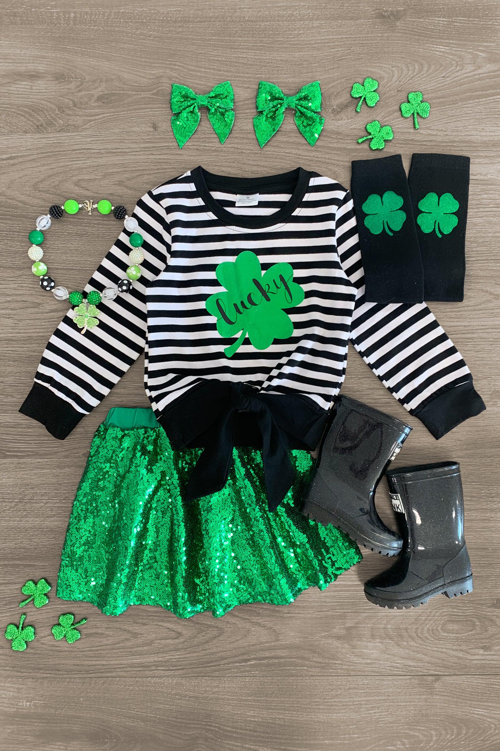 St Patrick's Day Outfit Toddler Girl Baby Grl St Patrcks Day Outft