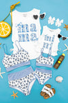 Mom & Me - "Mama & Mini" Blue Bow Tank Top | Sparkle in Pink