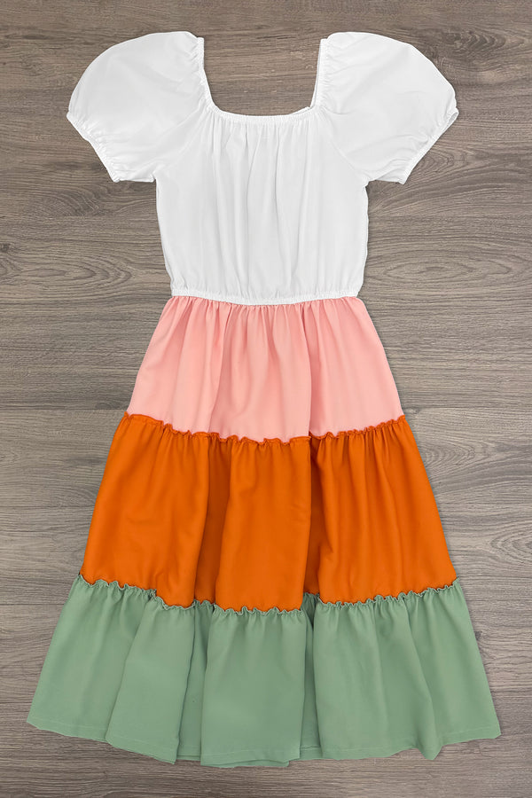 Mom & Me - Tiered Ruffle Dress | Sparkle in Pink