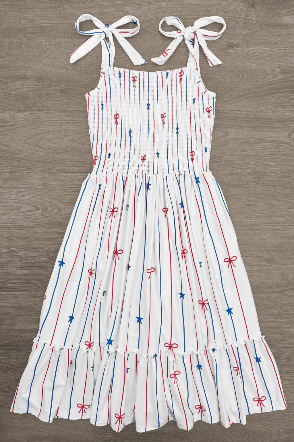 Mom & Me - Stars & Bows Stripe Dress | Sparkle in Pink