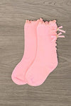 Girls' Bow Socks | Sparkle in Pink