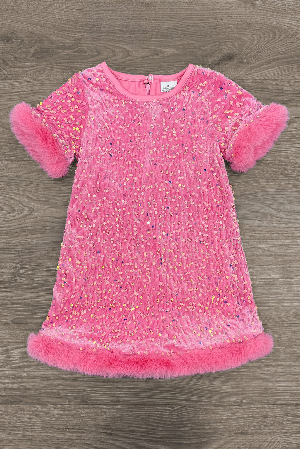 Sparkle Plush Sequin Dress | Sparkle in Pink