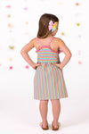 Rainbow Striped Dress | Sparkle in Pink