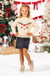 Reindeer Knit Sweater - Boy or Girl