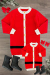 Mom & Me - Red Santa Claus Cardigan | Sparkle in Pink