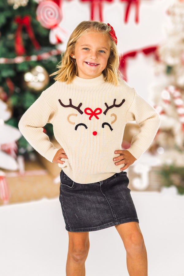 Reindeer Knit Sweater - Boy or Girl