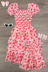 Mom & Me - Pink Gingham Strawberry Dress | Sparkle in Pink