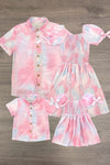 Pastel Tie Dye Family Set | Sparkle in Pink