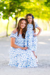 Mom & Me - Blueberry Ruffle Dress | Sparkle in Pink