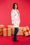 Mom & Me - Cozy Candy Cane Cardigan | Sparkle in Pink