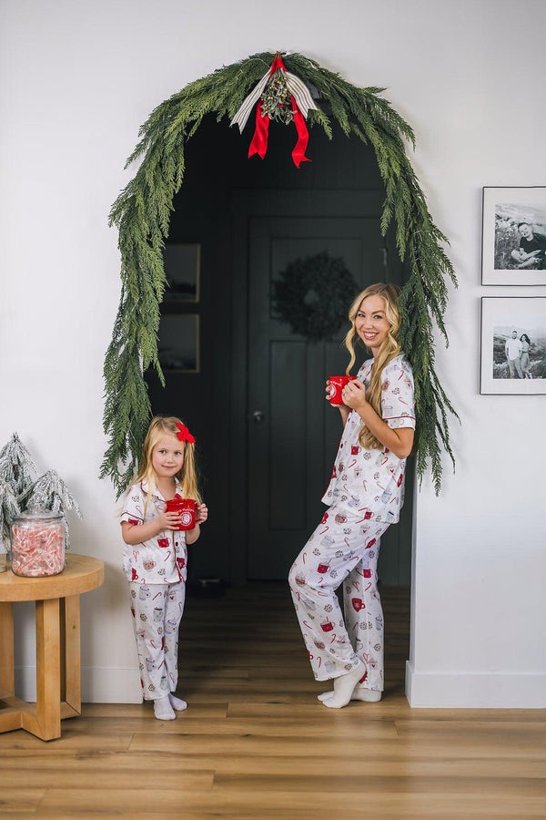 Mom & Me - Cookies & Hot Cocoa Pajamas | Sparkle in Pink