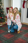 Mom & Me - Cozy Candy Cane Cardigan | Sparkle in Pink