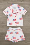 American Flag Family Pajama Set | Sparkle in Pink