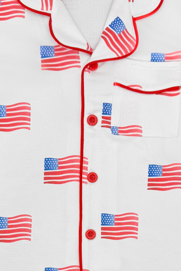 American Flag Family Pajama Set | Sparkle in Pink