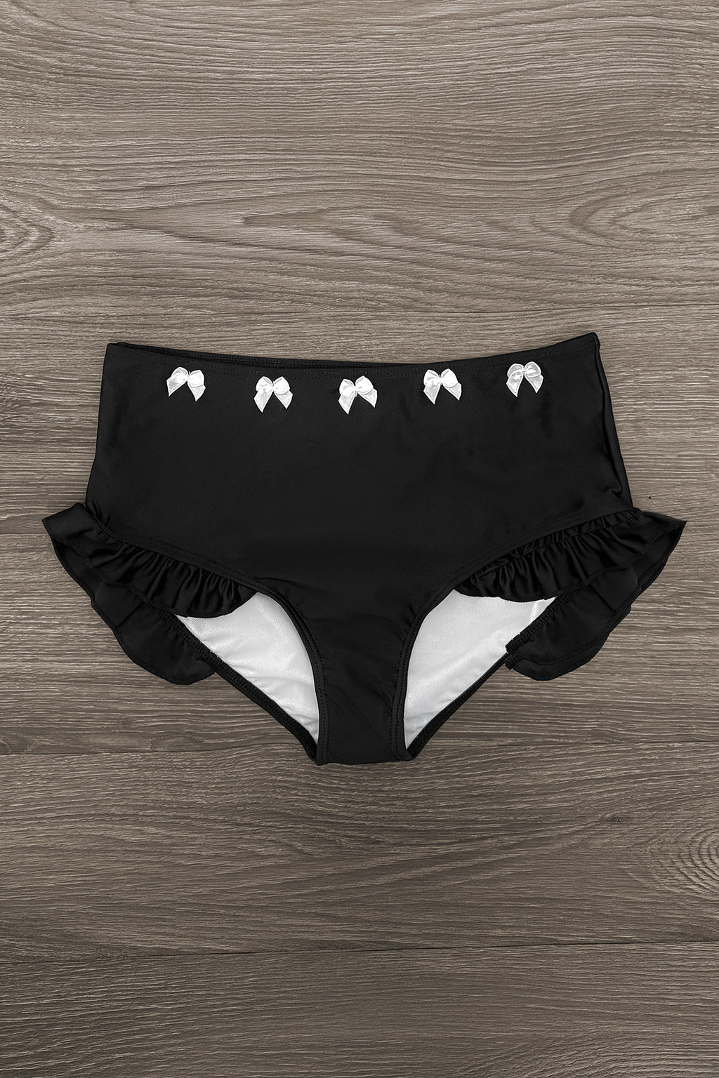 Mom & Me - Black Ruffle Bow Bikini | Sparkle in Pink