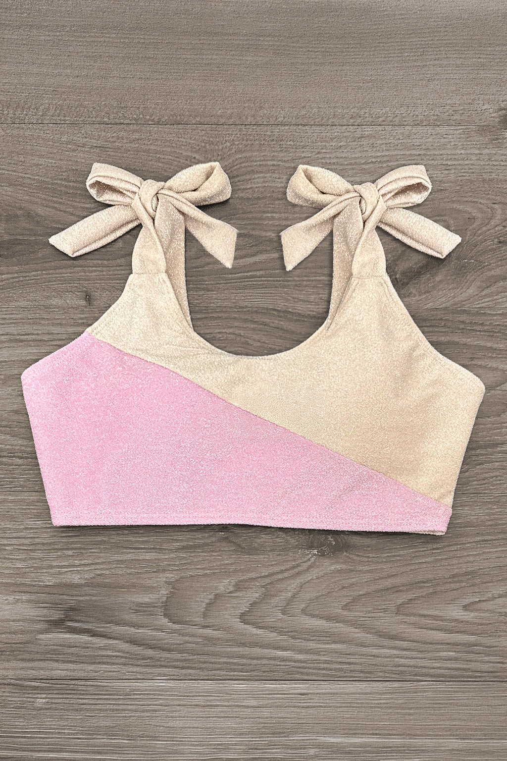 Mom & Me - Glitter Colorblock Bikini | Sparkle in Pink