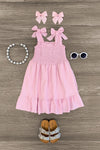 Pastel Tie Shoulder Dress | Sparkle in Pink