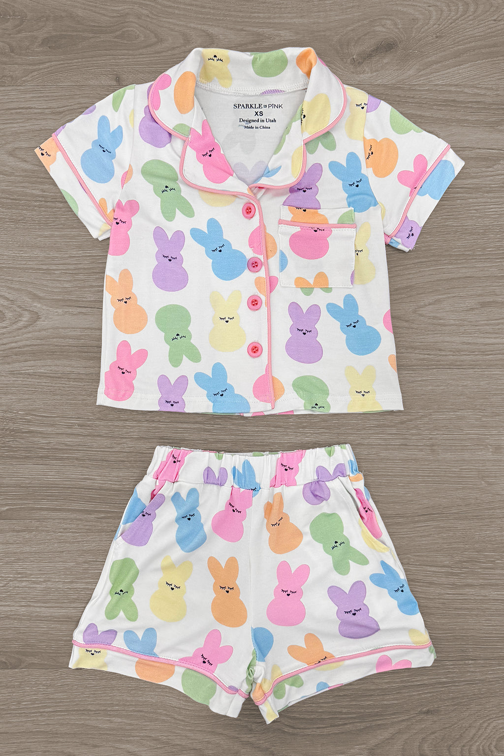 Mom & Me - Bamboo Peep Pajamas | Sparkle in Pink
