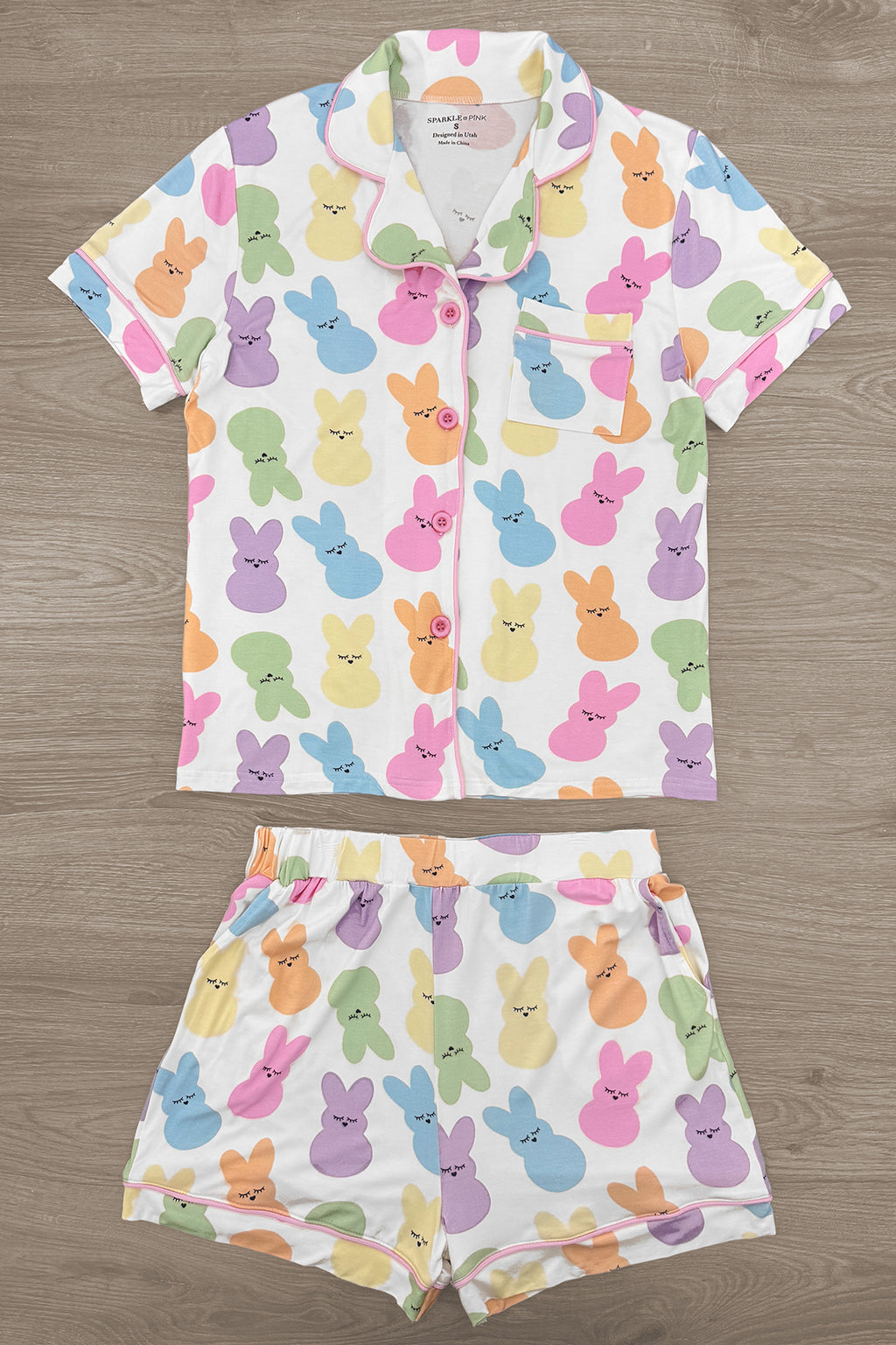 Mom & Me - Bamboo Peep Pajamas | Sparkle in Pink