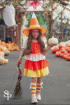 Candy Corn Witch Costume - 2 Piece Set