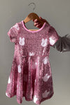 Pink Sequin Bunny Dress