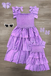Mom & Me - Metallic Ruffle Dress | Sparkle in Pink