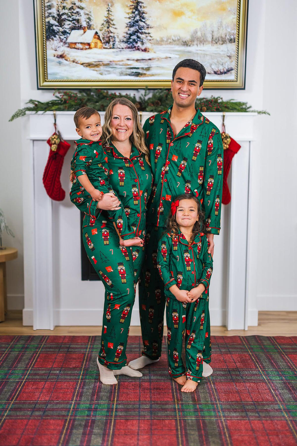 Green Nutcracker Family Pajamas | Sparkle in Pink