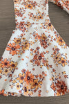 Burgundy Floral Bell Bottom Set | Sparkle in Pink