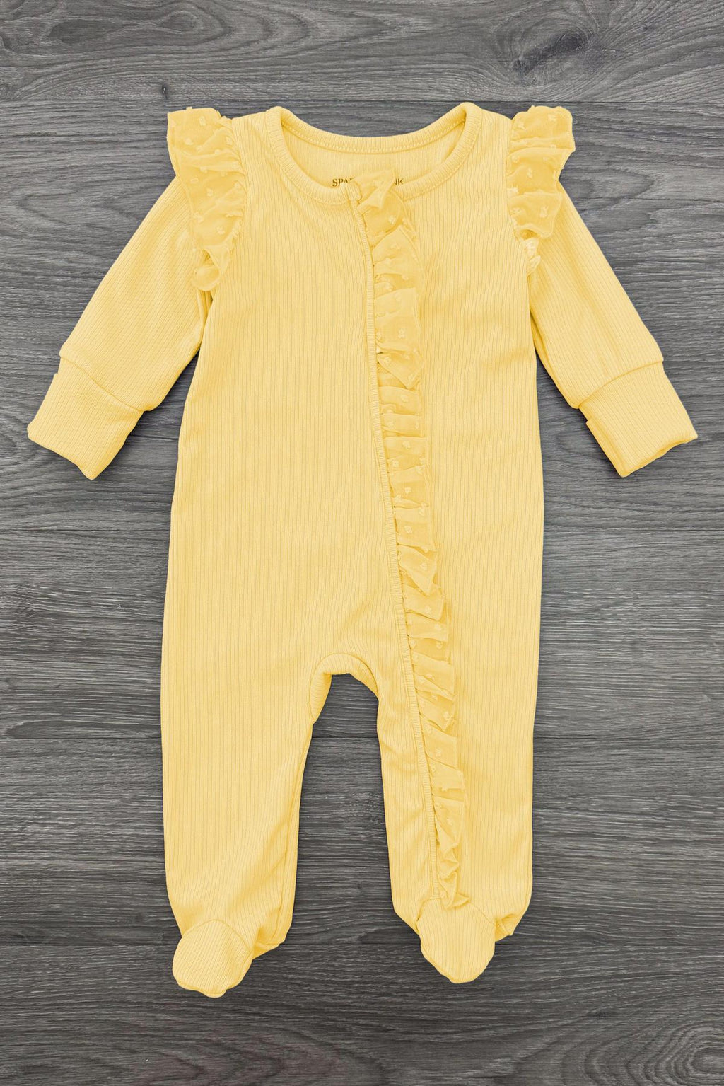 Pastel Ribbed Onesie | Sparkle in Pink