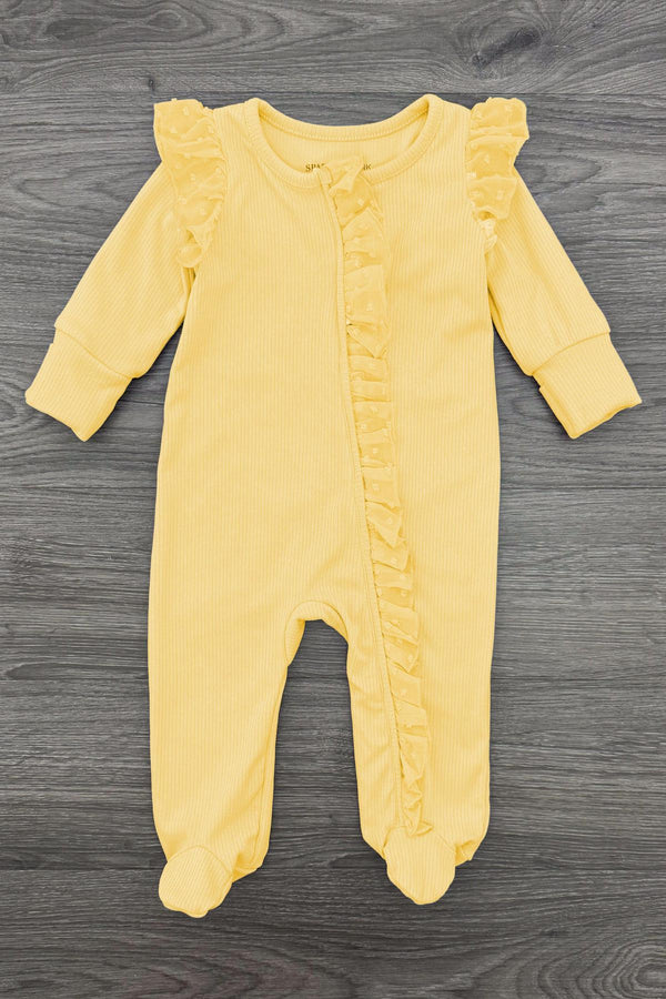 Pastel Ribbed Onesie | Sparkle in Pink