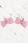 2 PACK- Sweet Bunny Ears Bow Set - Sparkle in Pink